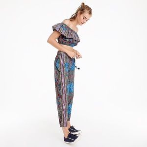 J. Crew paisley cropped pant